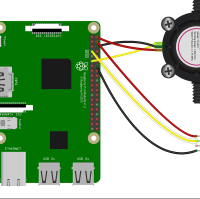 Températures & débit mètre sur Raspberry