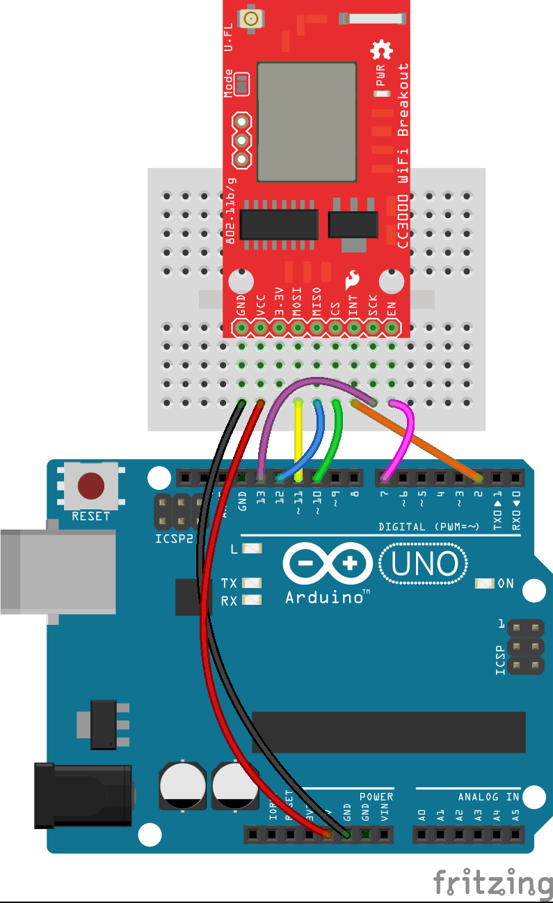 Arduino - CC3000