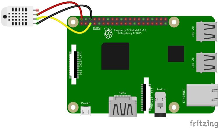 Câblage d'une sonde DHT11 sur une raspberry Pi 3