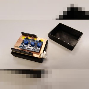 Boite pour cacher le shield et l'Arduino