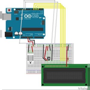Ecran LCD + Sonde température